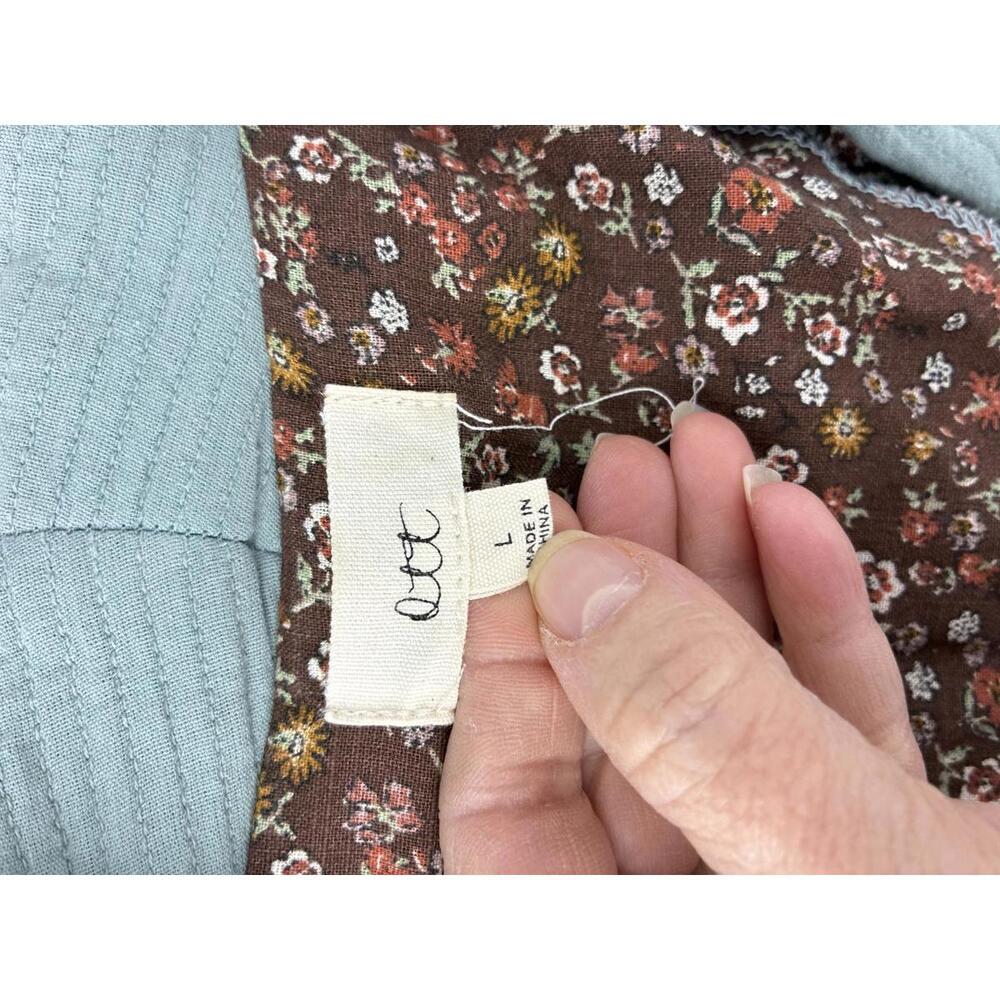 Ott Light Mint Green Ribbed Double Button Blazer … - image 3